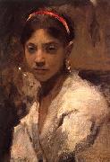 John Singer Sargent Head of a Capri Girl oil painting